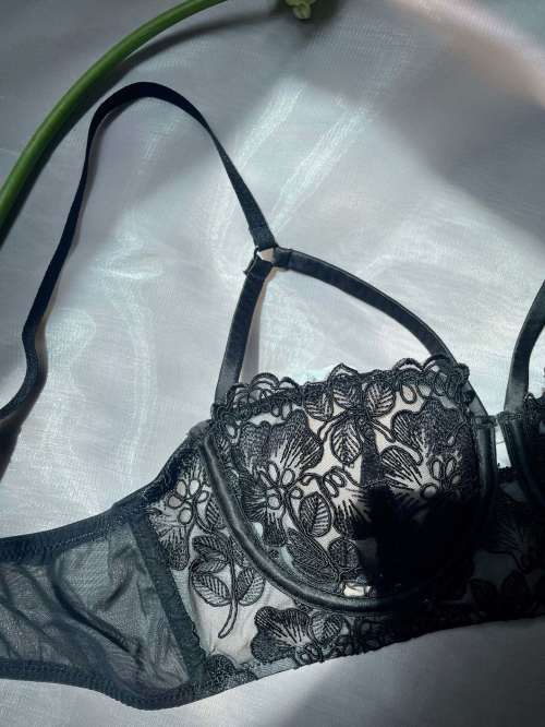 Floral Embroidered Lace Bra Set - Comfortable & Stylish Lingerie 1 Floral Embroidered Lace Bra Set - Comfortable & Stylish Lingerie