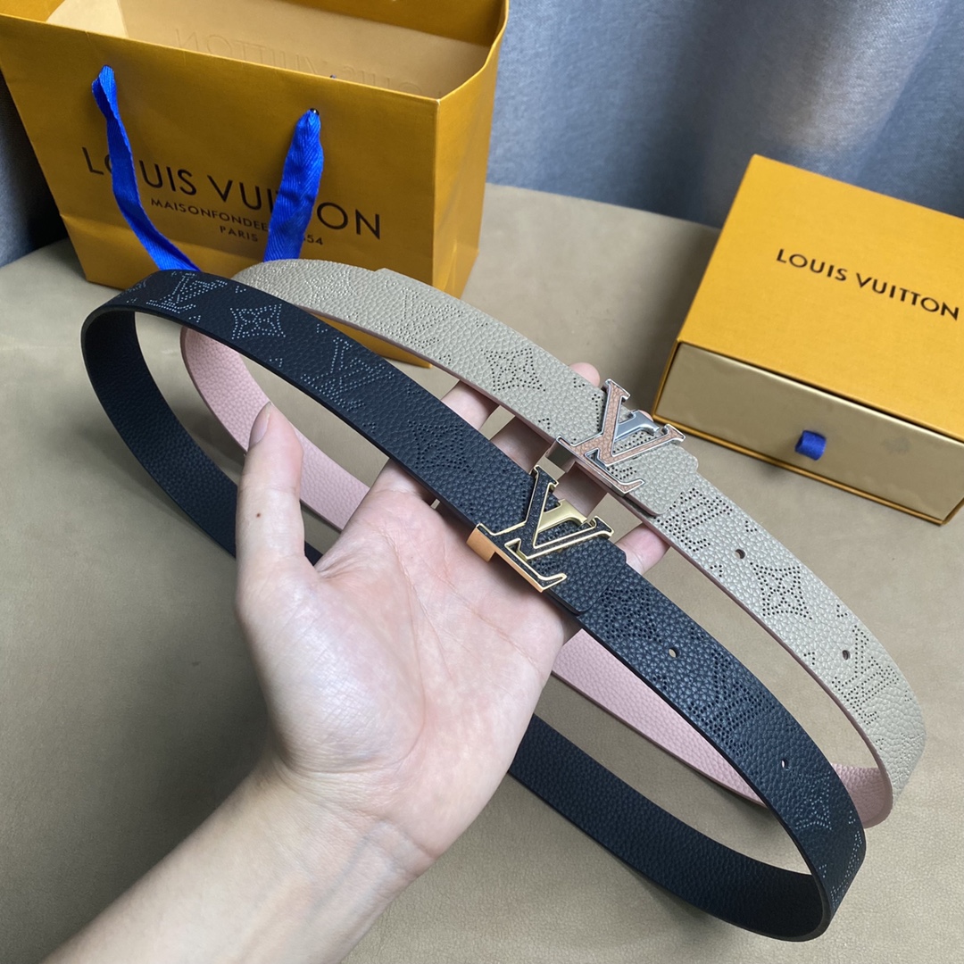 Louis Vuitton Belts Women Calfskin Cowhide