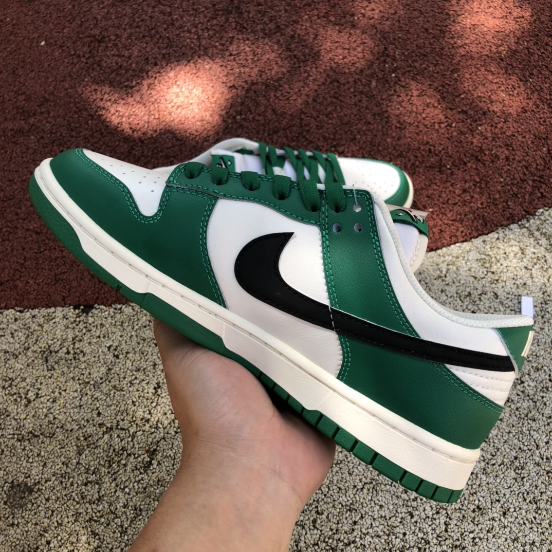 400  Nike Dunk Low “Lottery”DR9654-100  Dunk白绿黑钩彩票