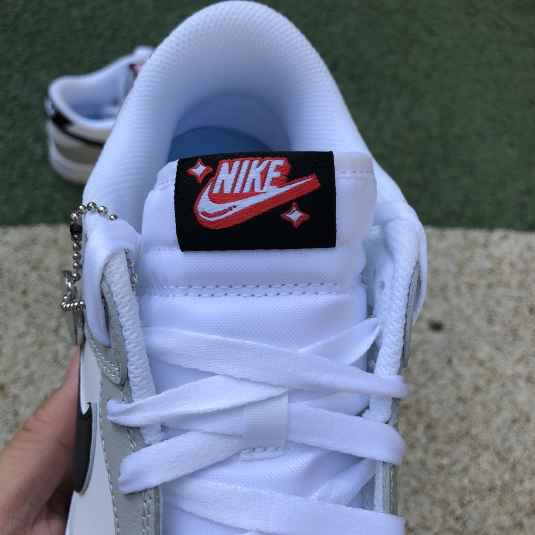 400 纯原版耐克Nike Dunk Low 刮刮乐烟灰低帮 滑板鞋 DR9654-001