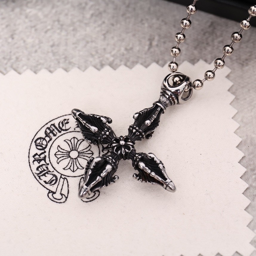 Chrome Hearts 最新 克罗心项链吊坠 个性短款项链男女潮流小众配饰