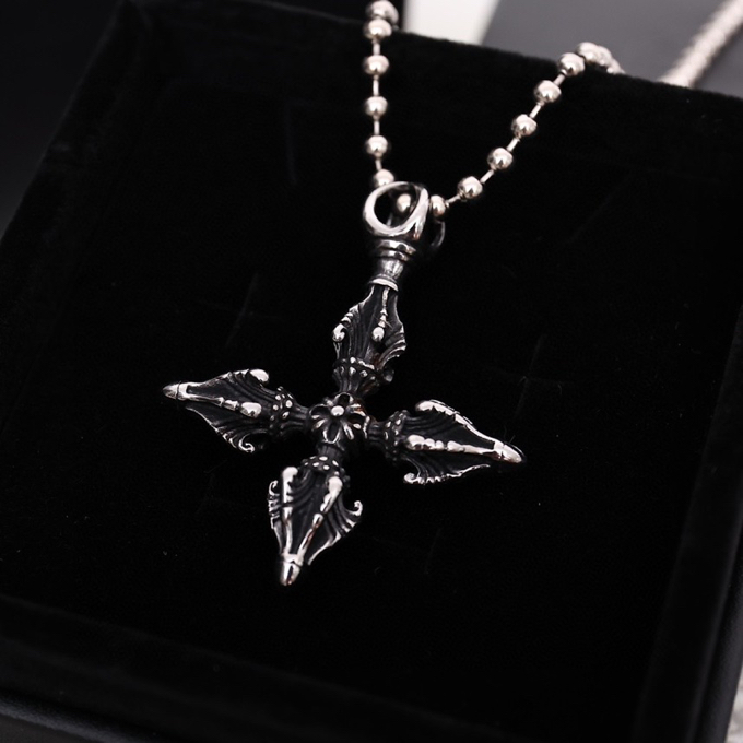 Chrome Hearts 最新 克罗心项链吊坠 个性短款项链男女潮流小众配饰