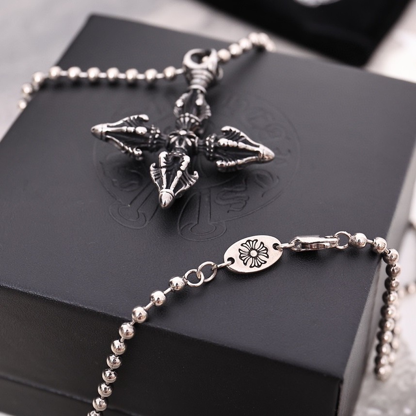 Chrome Hearts 最新 克罗心项链吊坠 个性短款项链男女潮流小众配饰