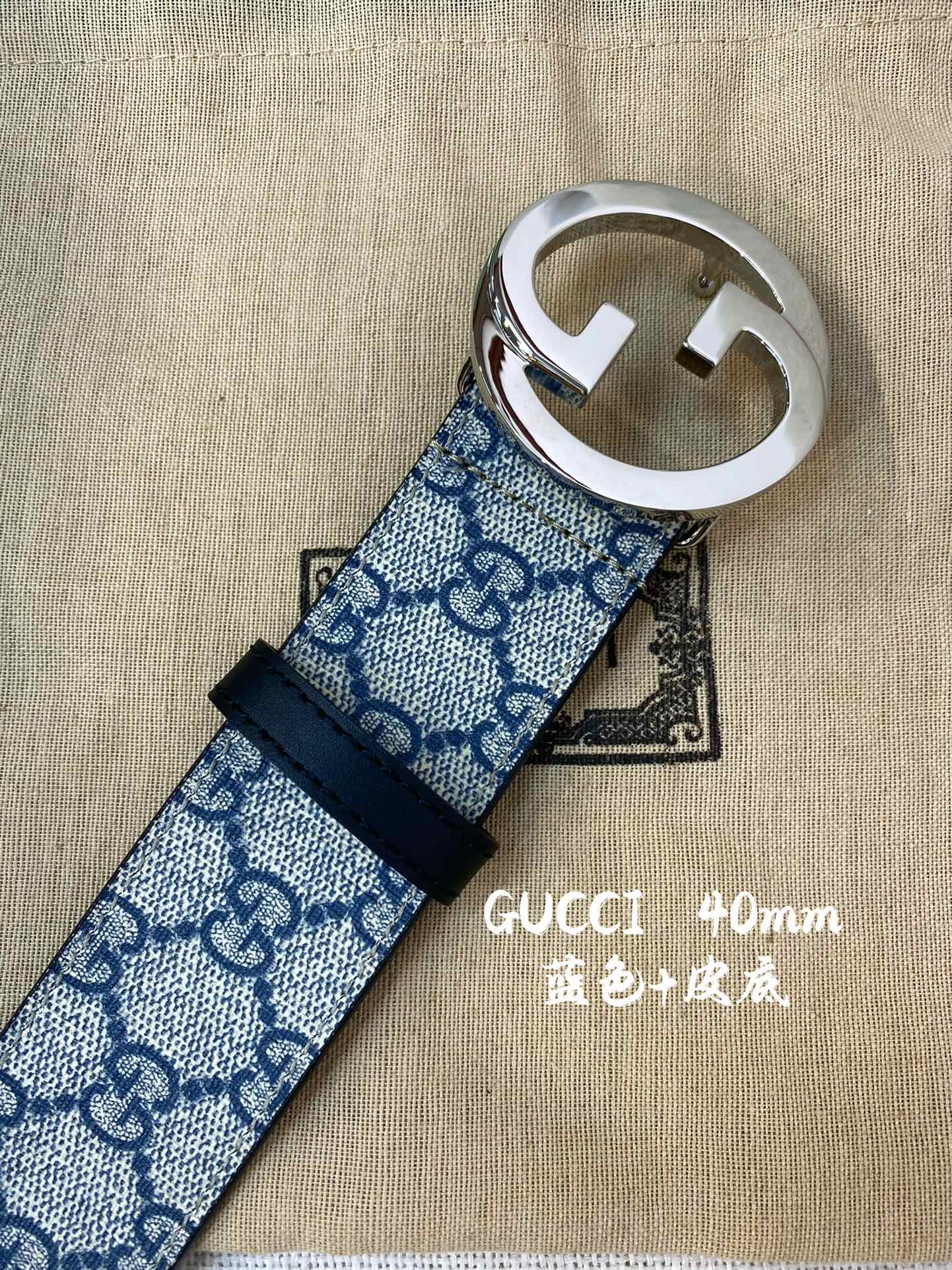 Gucci古奇官网经典款正品规格原单品质专柜VC提花面料头层牛皮底官网38mm