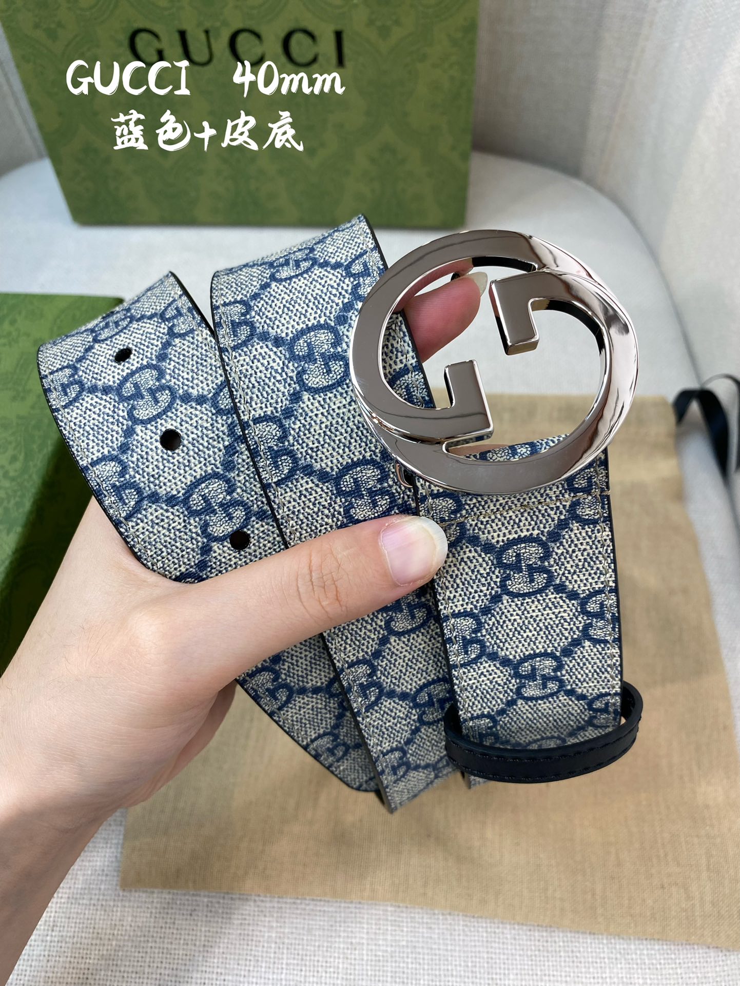 Gucci古奇官网经典款正品规格原单品质专柜VC提花面料头层牛皮底官网38mm