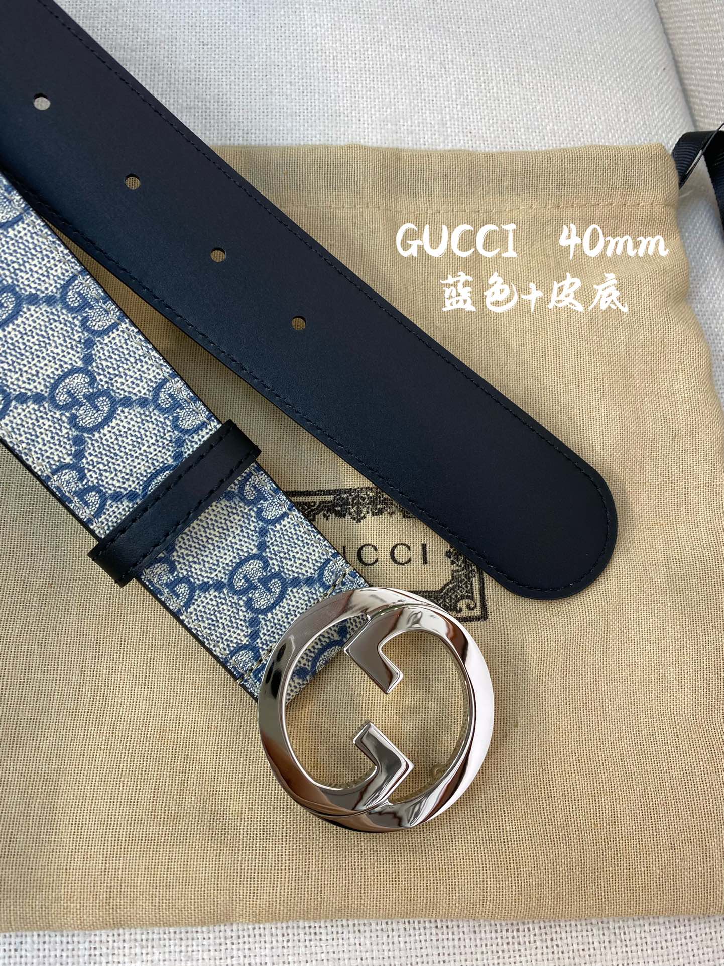 Gucci古奇官网经典款正品规格原单品质专柜VC提花面料头层牛皮底官网38mm