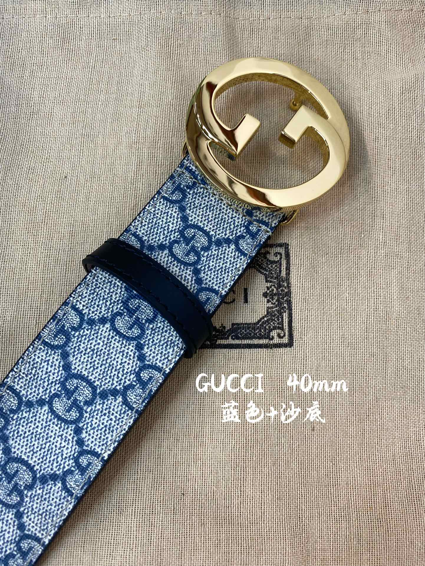 Gucci古奇官网经典款正品规格原单品质专柜VC提花面料头层牛皮底官网38mm