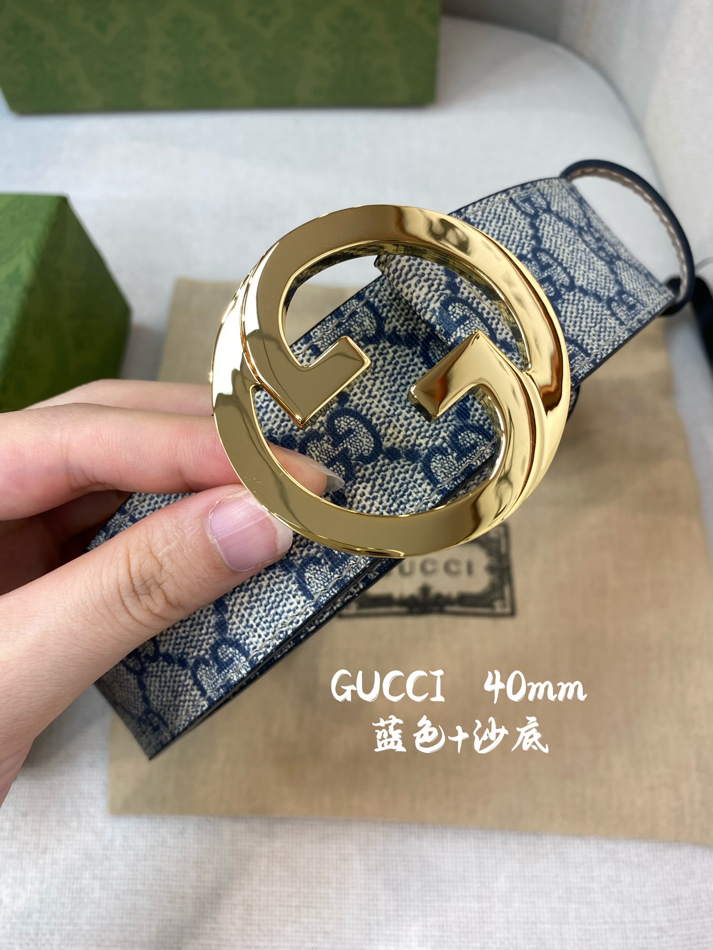 Gucci古奇官网经典款正品规格原单品质专柜VC提花面料头层牛皮底官网38mm