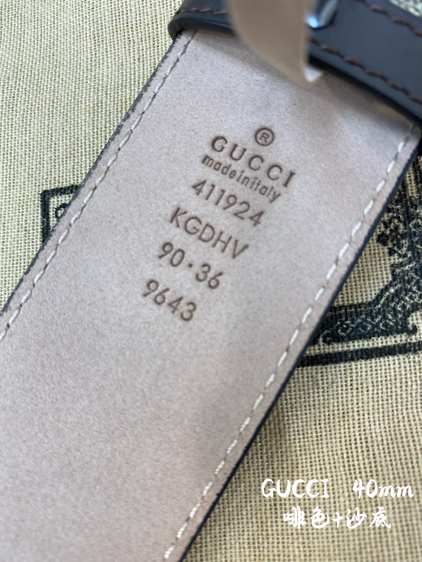 Gucci古奇官网经典款正品规格原单品质专柜VC提花面料头层牛皮底官网38mm