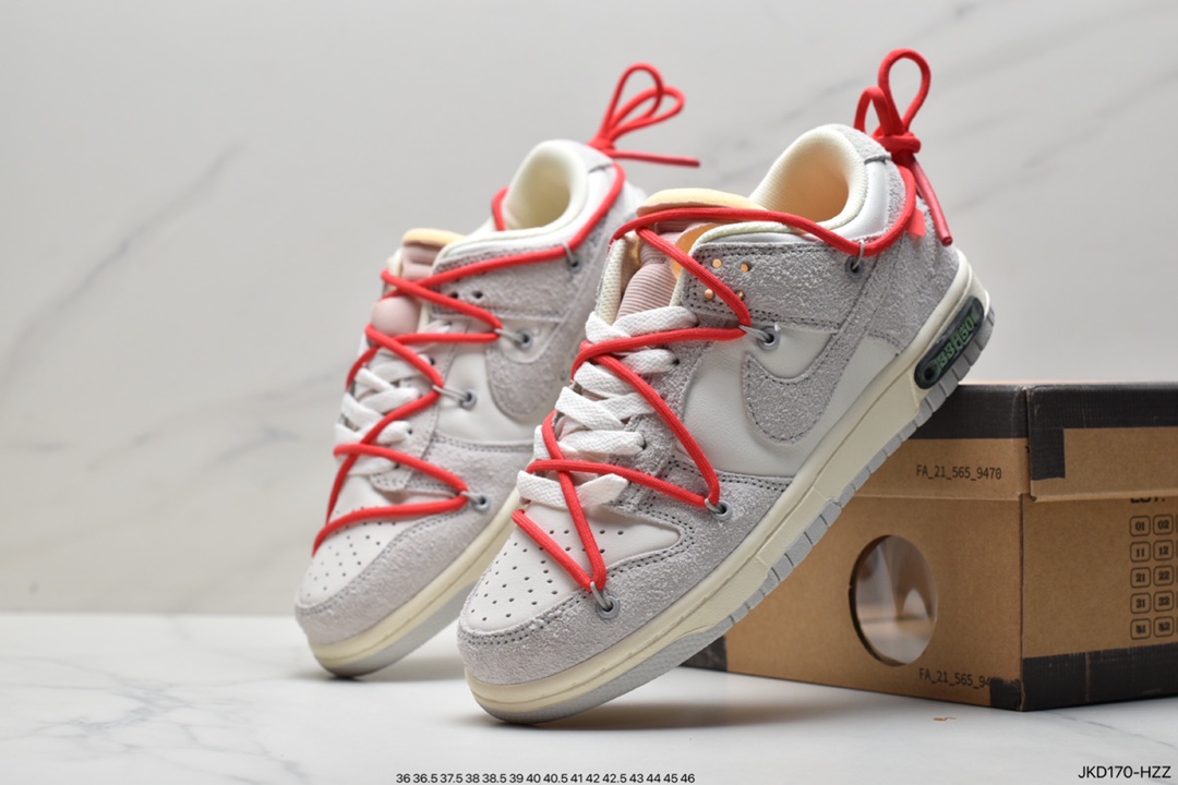 160 设计师独立品牌Off-White x Nike SB Dunk Low”The 15/50扣篮系列低帮经典百搭休闲运动板鞋 DJ0950