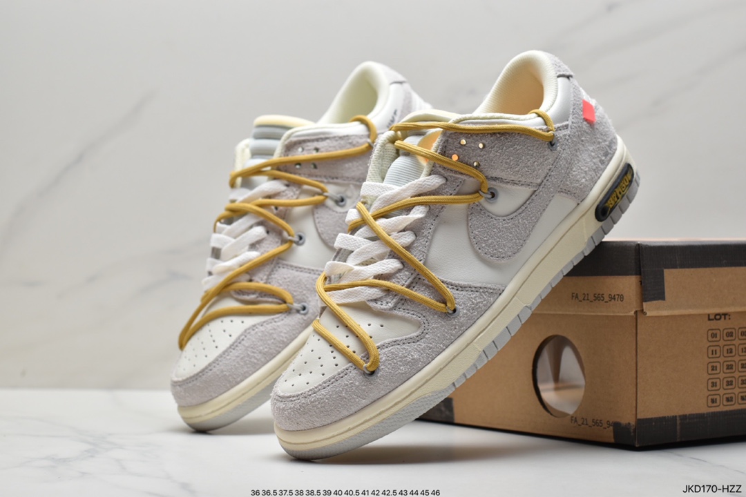160 设计师独立品牌Off-White x Nike SB Dunk Low”The 15/50扣篮系列低帮经典百搭休闲运动板鞋 DJ0950