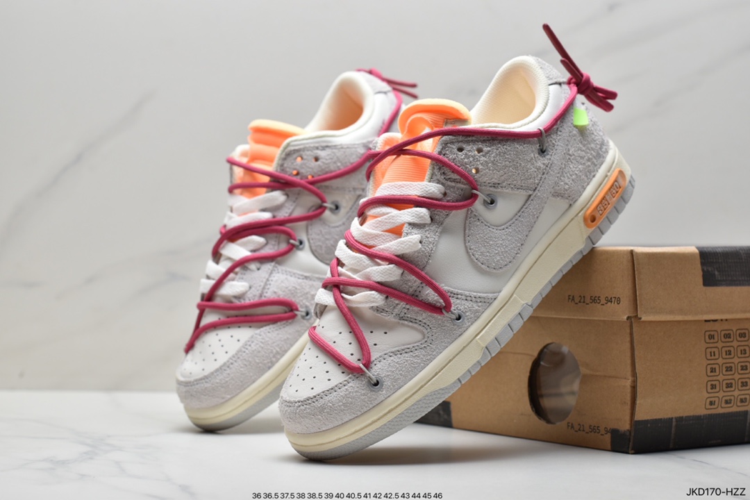 160 设计师独立品牌Off-White x Nike SB Dunk Low”The 15/50扣篮系列低帮经典百搭休闲运动板鞋 DJ0950