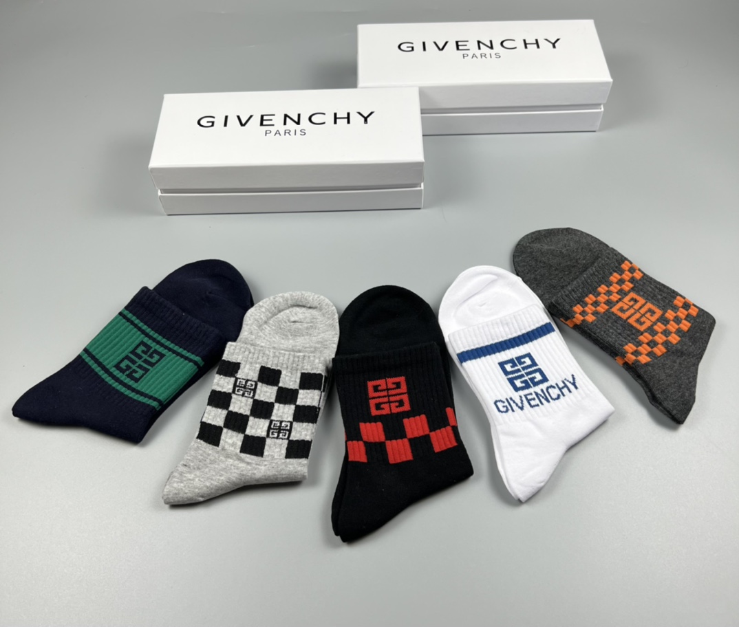 GIVENCHY（纪梵希）官网同款专柜同步畅销款经典款式一盒5双名媛网