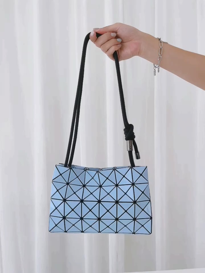 Issey Miyake Loop Series Blue Tofu Bag - Shoulder, Crossbody, Handbag
