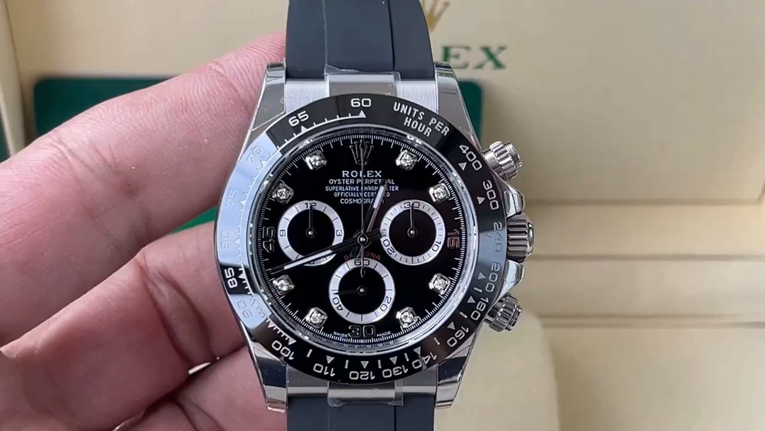 Rolex Daytona Orologio da Polso Blu Gomma