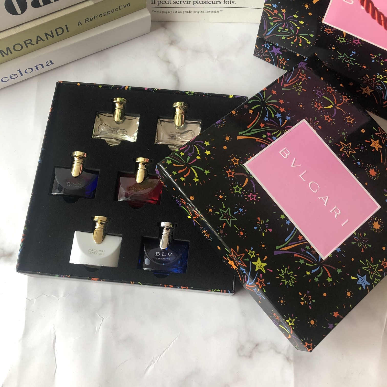 Bvlgari Fireworks Miniature Perfume Set - 7 x 7.5ml Variety 3 a1658495026979 8223