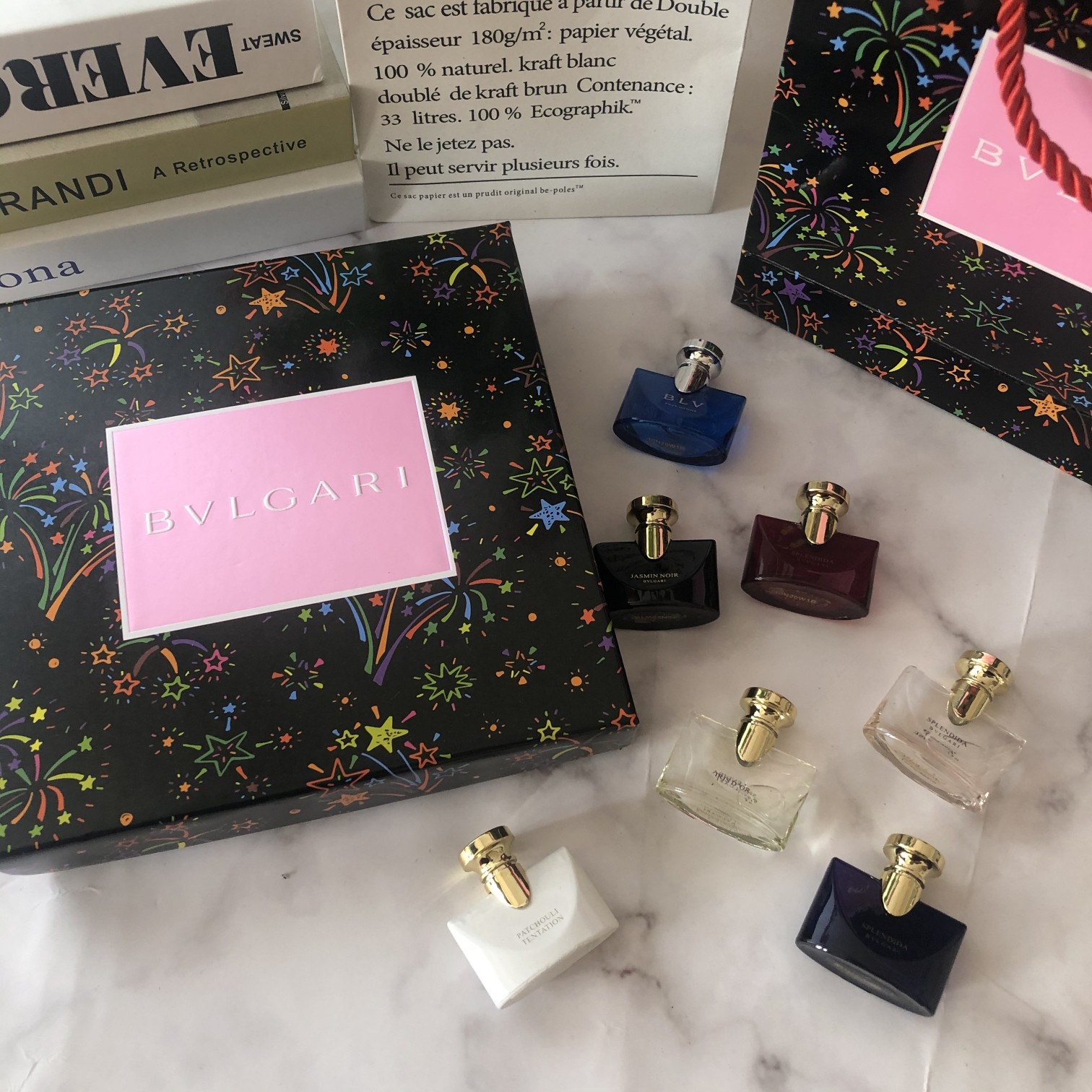 Bvlgari Fireworks Miniature Perfume Set - 7 x 7.5ml Variety 7 a1658495027468 7721