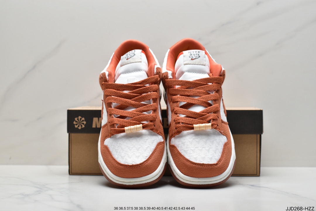 130 真标耐克Nike SB Dunk Low ”Sun Club” 落日橙纯原大厂出品DR5475-100