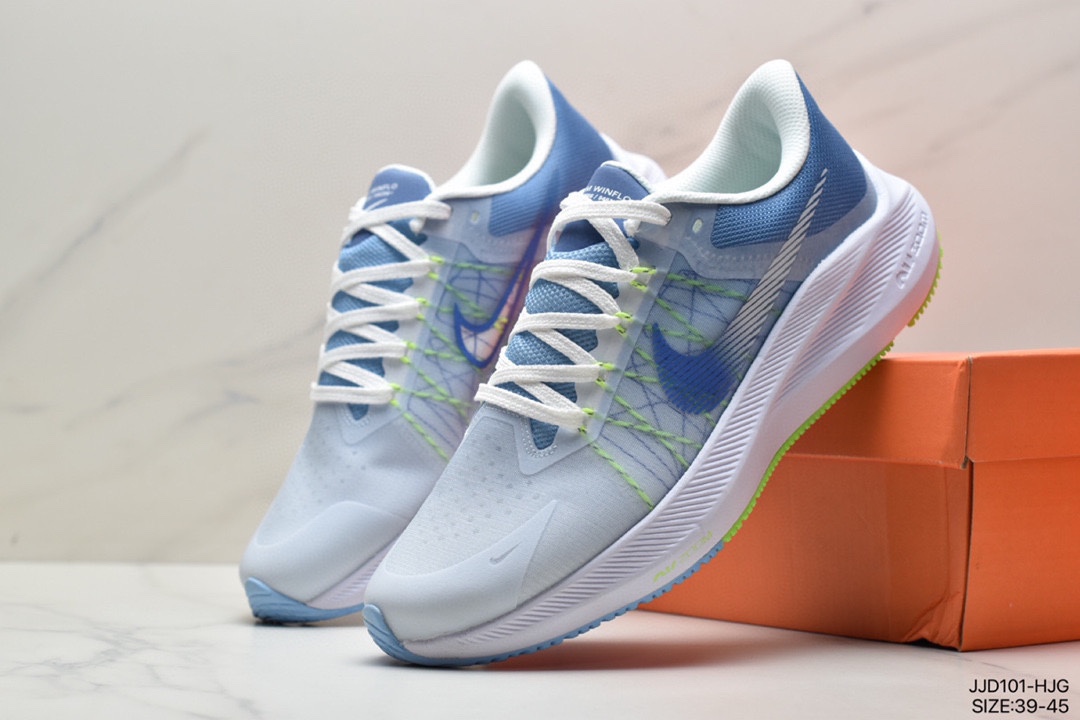 130 耐克Nike Zoom WINFLO 8代 轻质透气休闲运动跑步鞋 CW3419-008