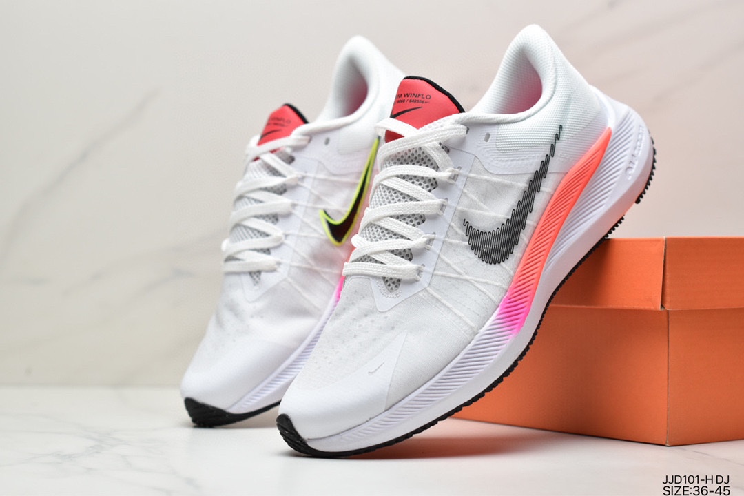 130 耐克Nike Zoom WINFLO 8代 轻质透气休闲运动跑步鞋 CW3419-008