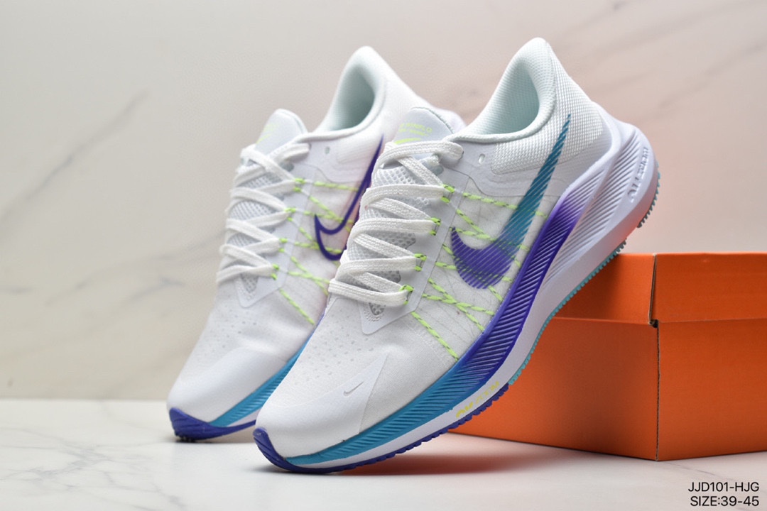 130 耐克Nike Zoom WINFLO 8代 轻质透气休闲运动跑步鞋 CW3419-008