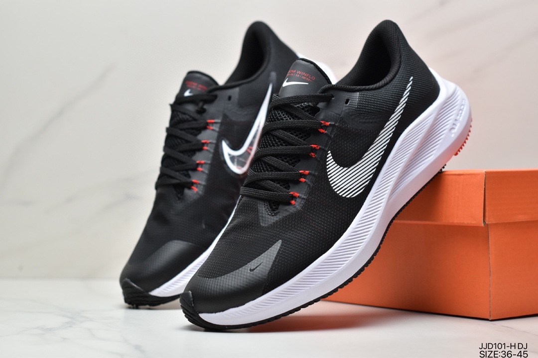 130 耐克Nike Zoom WINFLO 8代 轻质透气休闲运动跑步鞋 CW3419-008