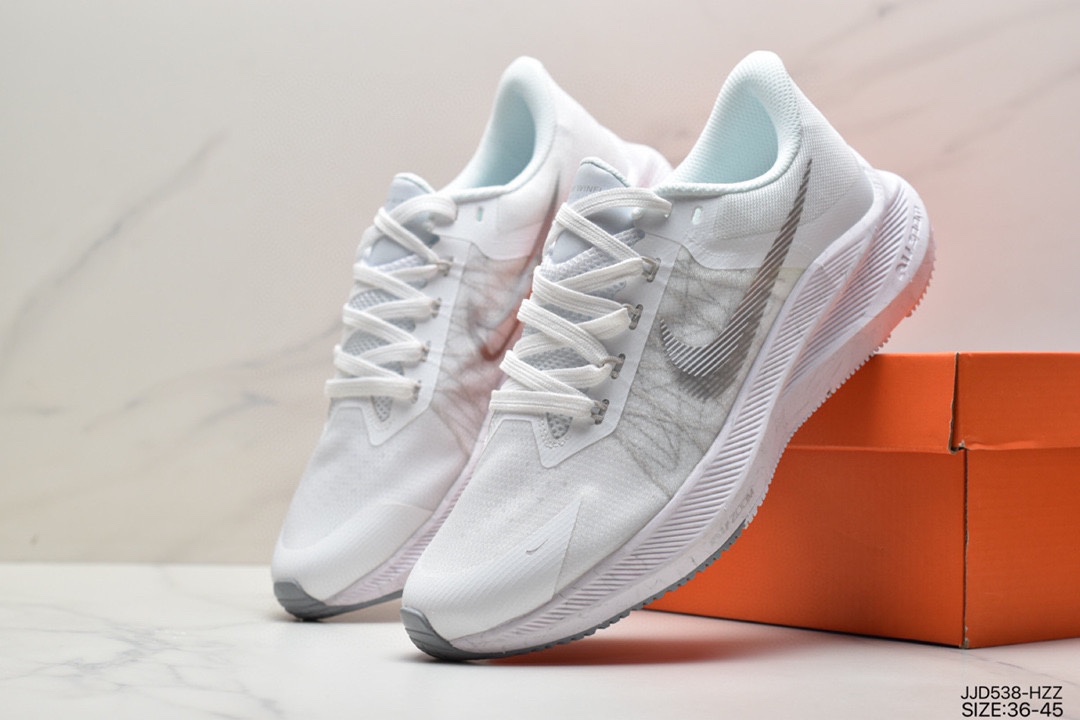 130 耐克Nike Zoom WINFLO 8代 轻质透气休闲运动跑步鞋 CW3419-008