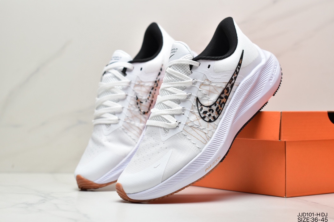 130 耐克Nike Zoom WINFLO 8代 轻质透气休闲运动跑步鞋 CW3419-008