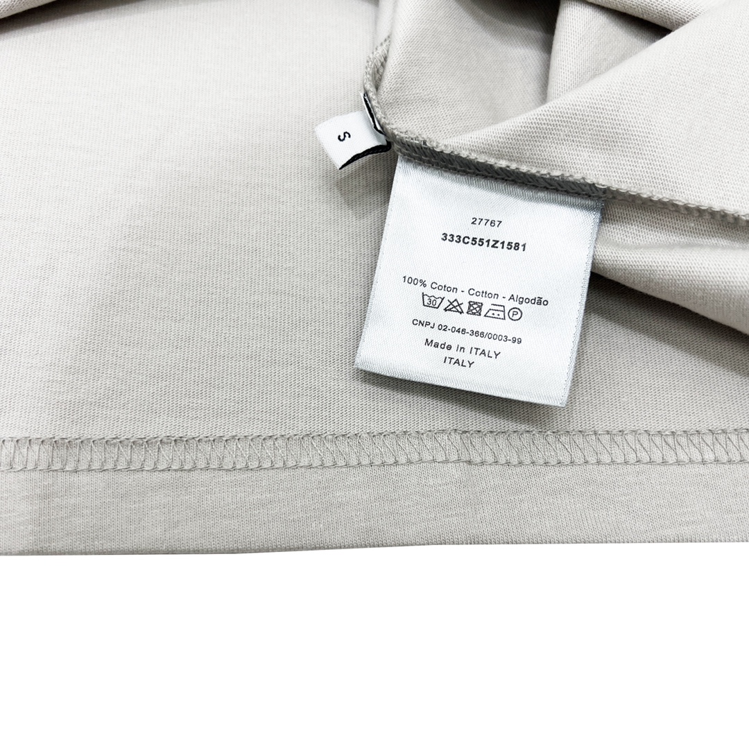 DIOR/迪奥 22SS 47logo标语印花情侣款短袖TEE