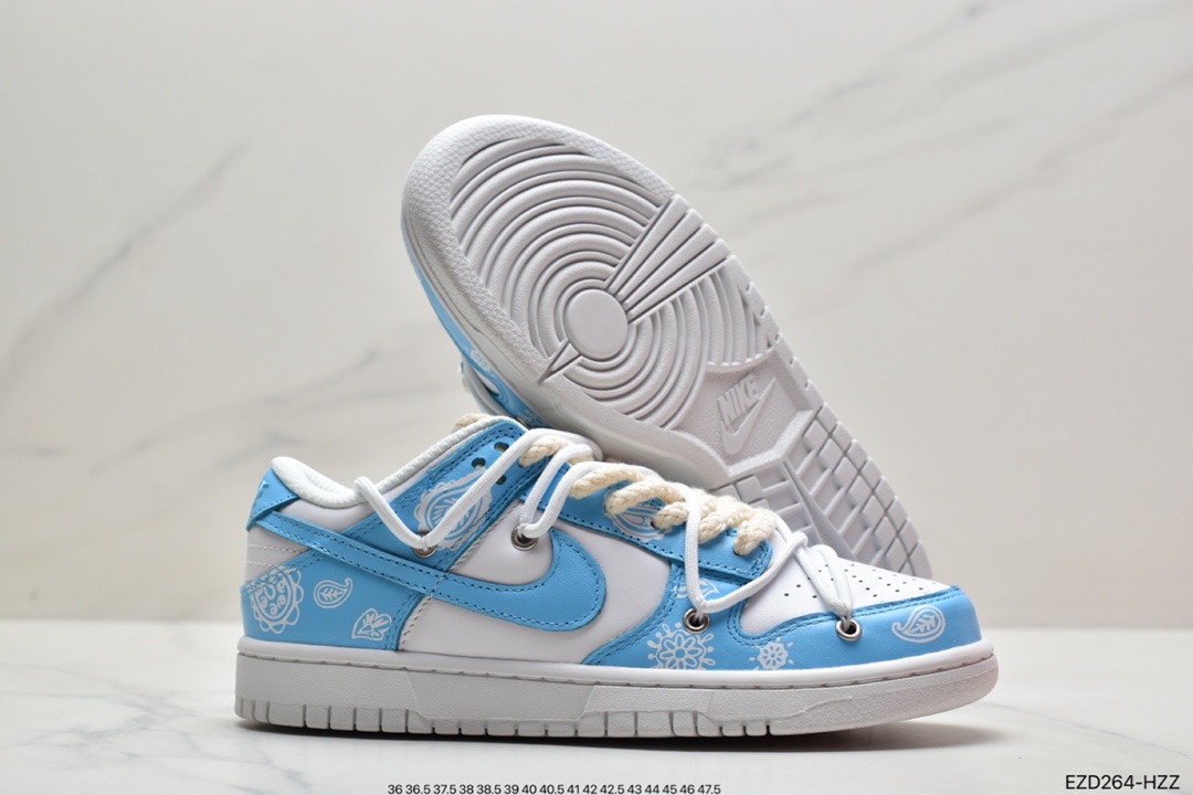 Futura x Nike Dunk Low SB Joint Deconstruction Strap Skateboard Shoes DJ6188-100