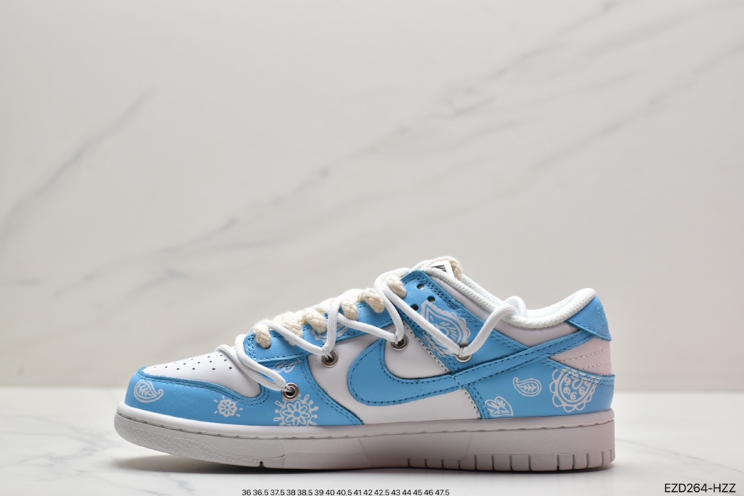 Futura x Nike Dunk Low SB Joint Deconstruction Strap Skateboard Shoes DJ6188-100