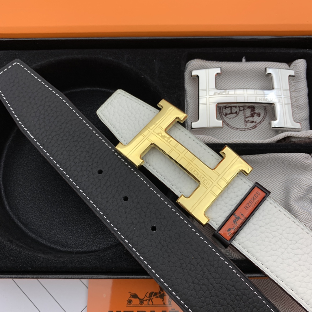I5  爱马仕双扣腰带 顶级原单 皮带