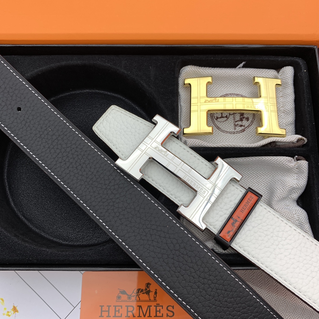 I5  爱马仕双扣腰带 顶级原单 皮带