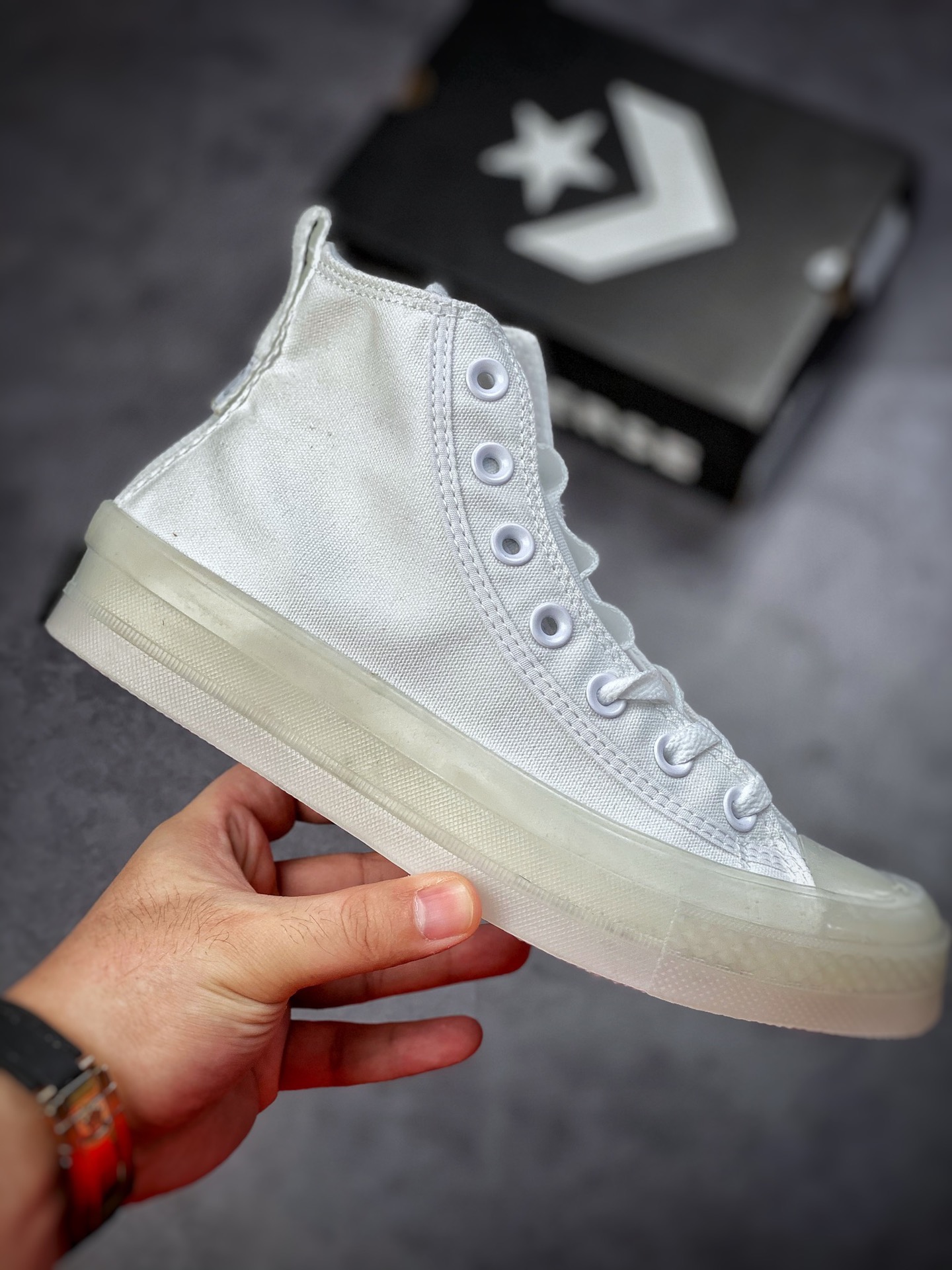 Converse Chuck Taylor All Star Cx White Converse Summer New CX Crystal Jelly Collection A02410C