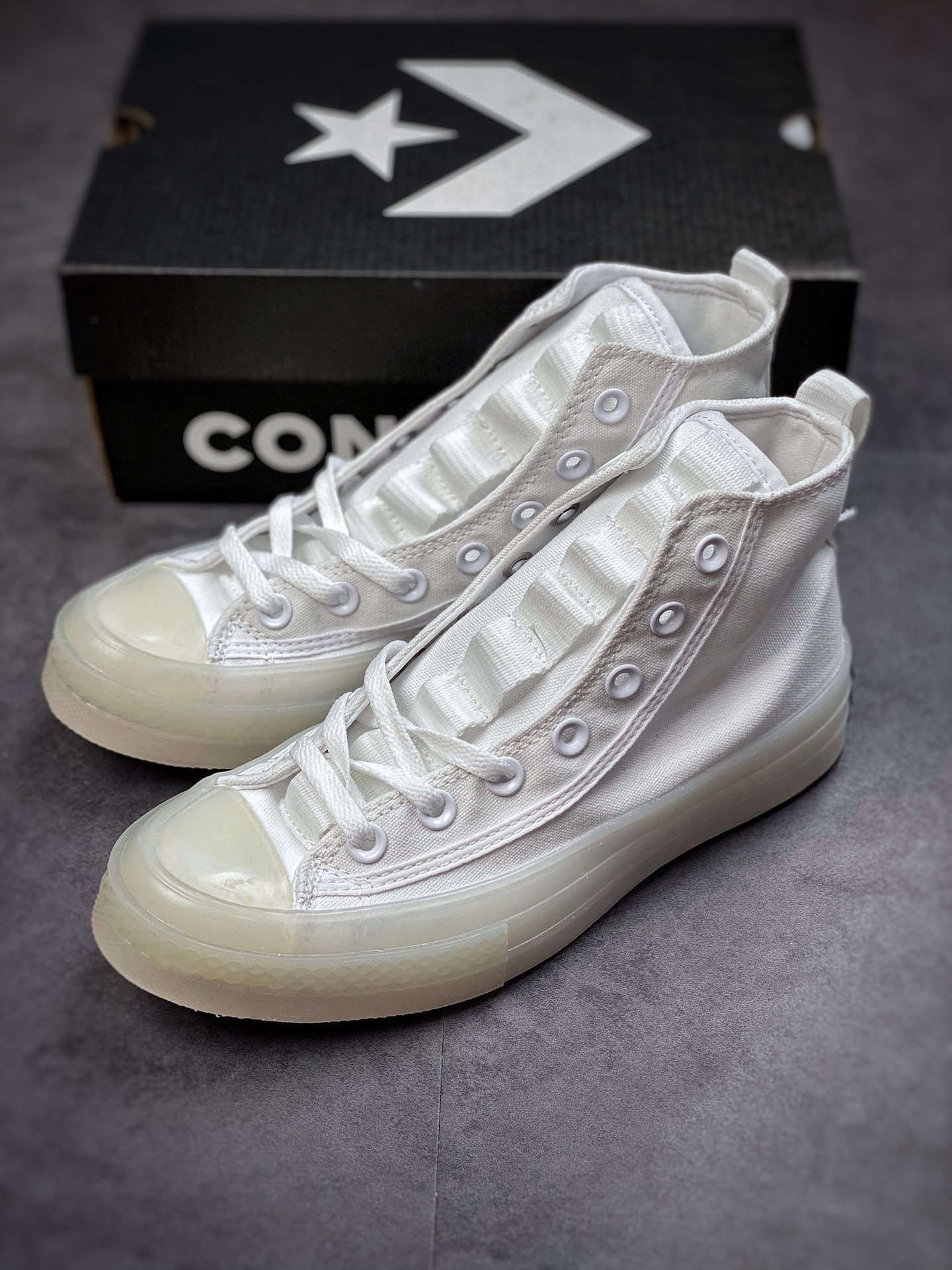 Converse Chuck Taylor All Star Cx White Converse Summer New CX Crystal Jelly Collection A02410C