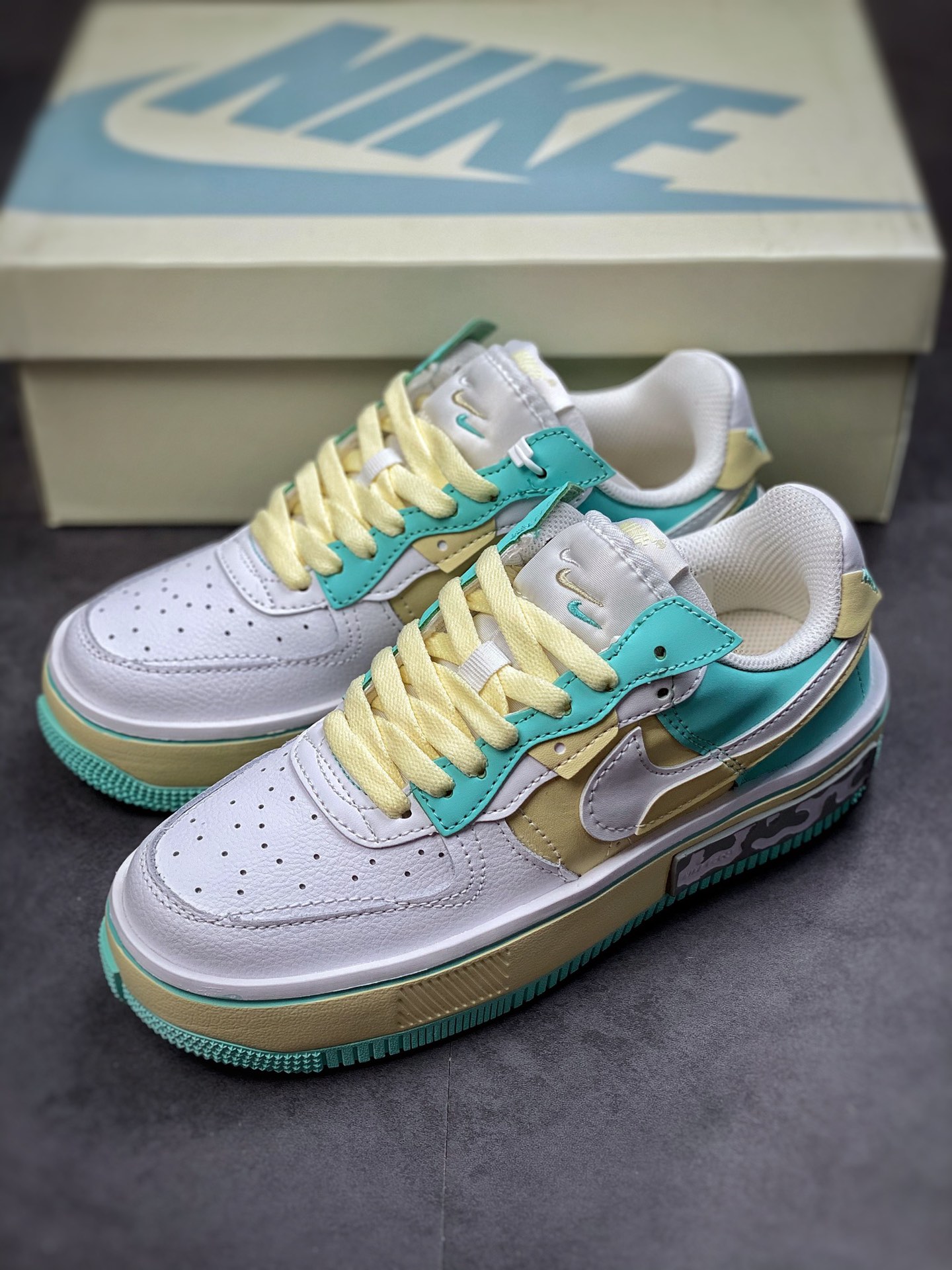 260 Nike Air Force 1 Fontanka 马卡龙 冰柠檬 CW6688-610