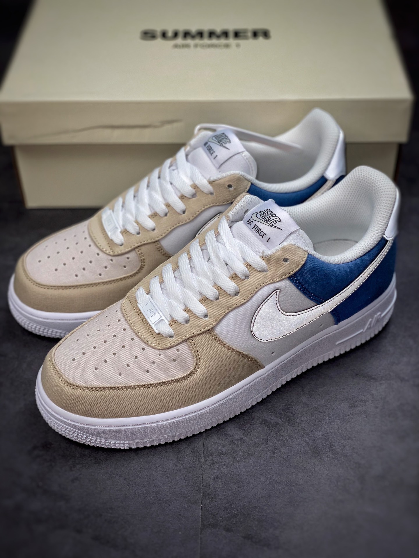 Nike Air Force 1 Low 07 Grey Canvas DG2296-018