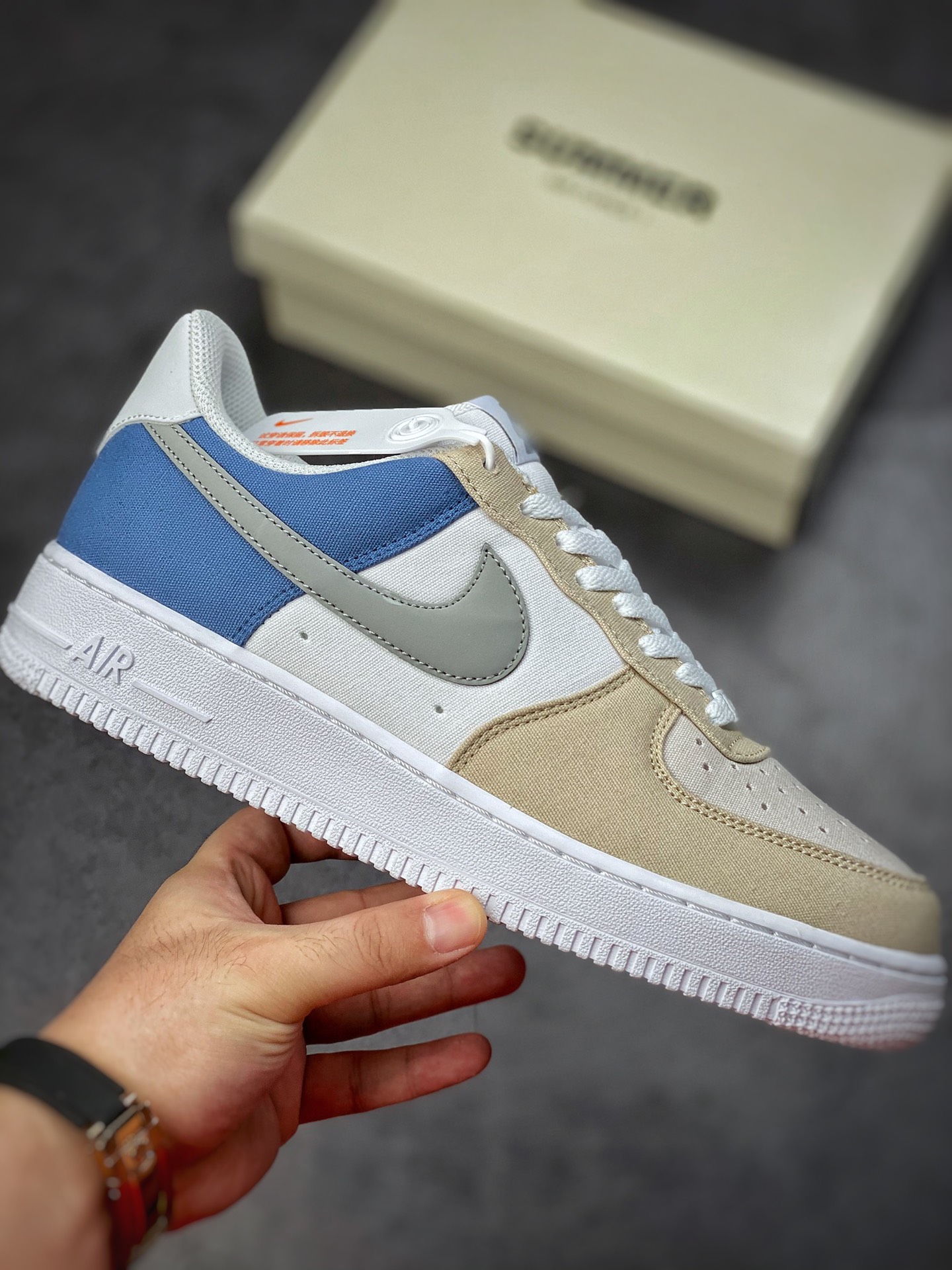 Nike Air Force 1 Low 07 Grey Canvas DG2296-018