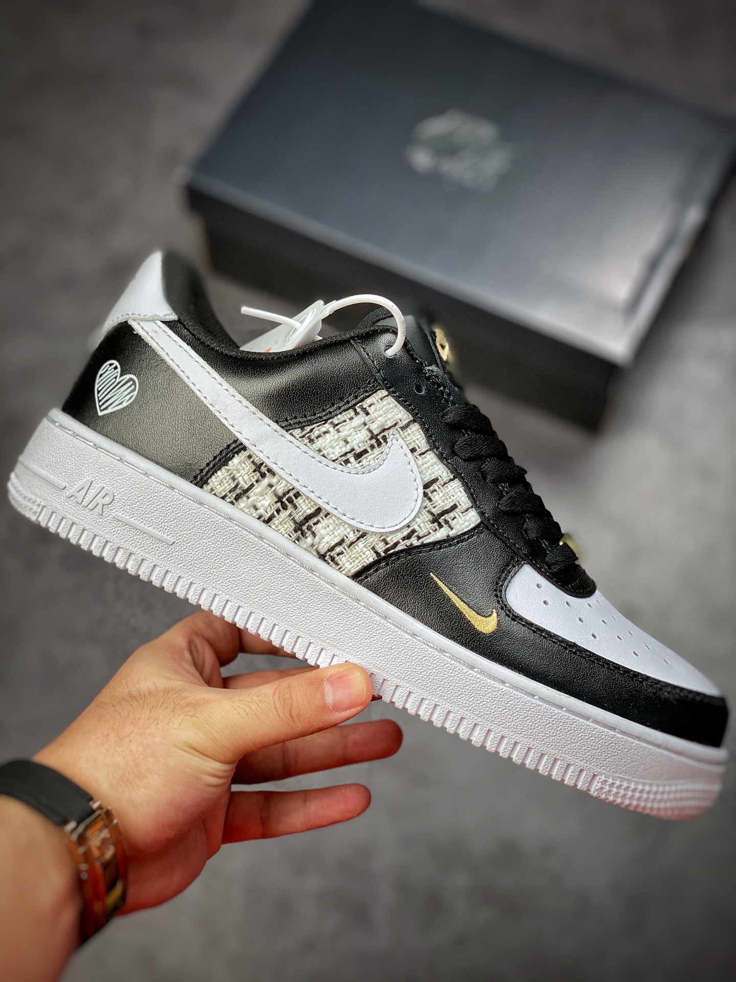 Nike Air Force 1 Low 07 Black Small Fragrance CZ0270-001