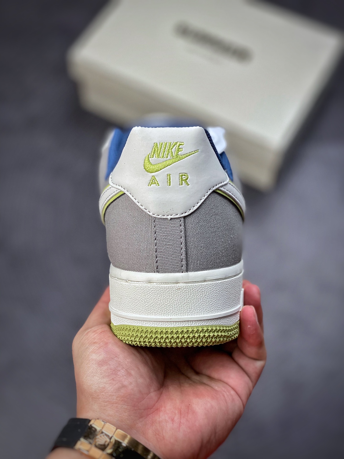 220 Nike Air Force 1 Low 07 灰蓝帆布 DG2296-025