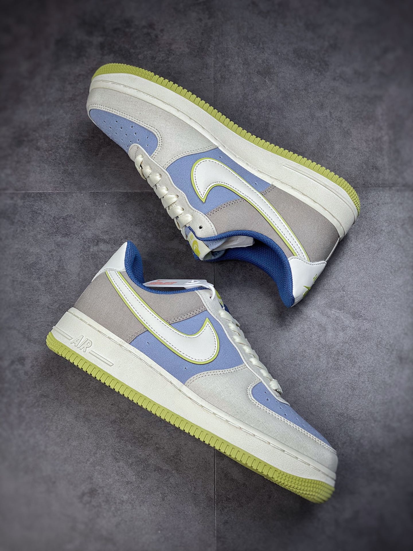 220 Nike Air Force 1 Low 07 灰蓝帆布 DG2296-025