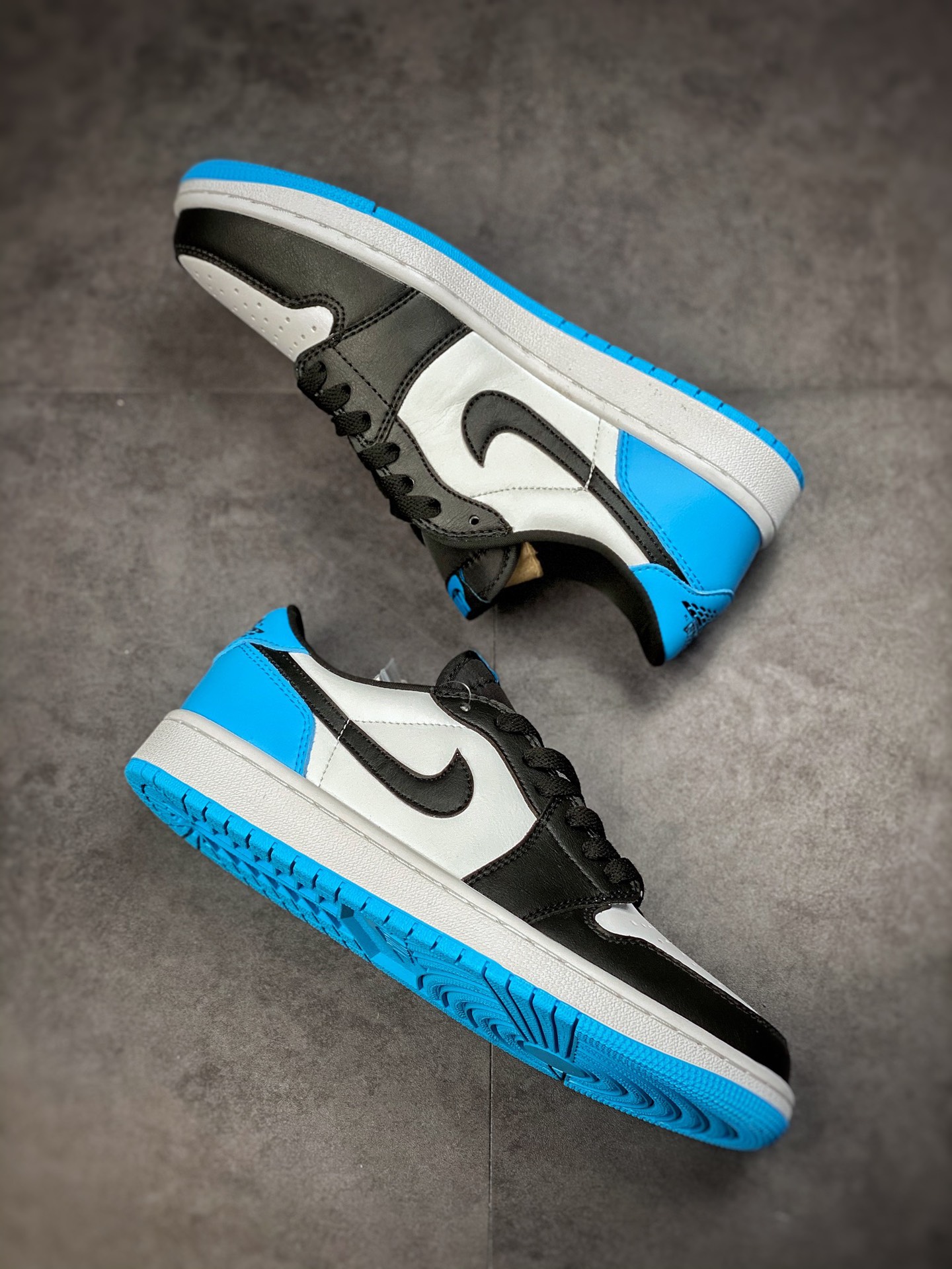 200 Air Jordan 1 Low 黑蓝 AJ1乔1低帮休闲板鞋CZ0790-104