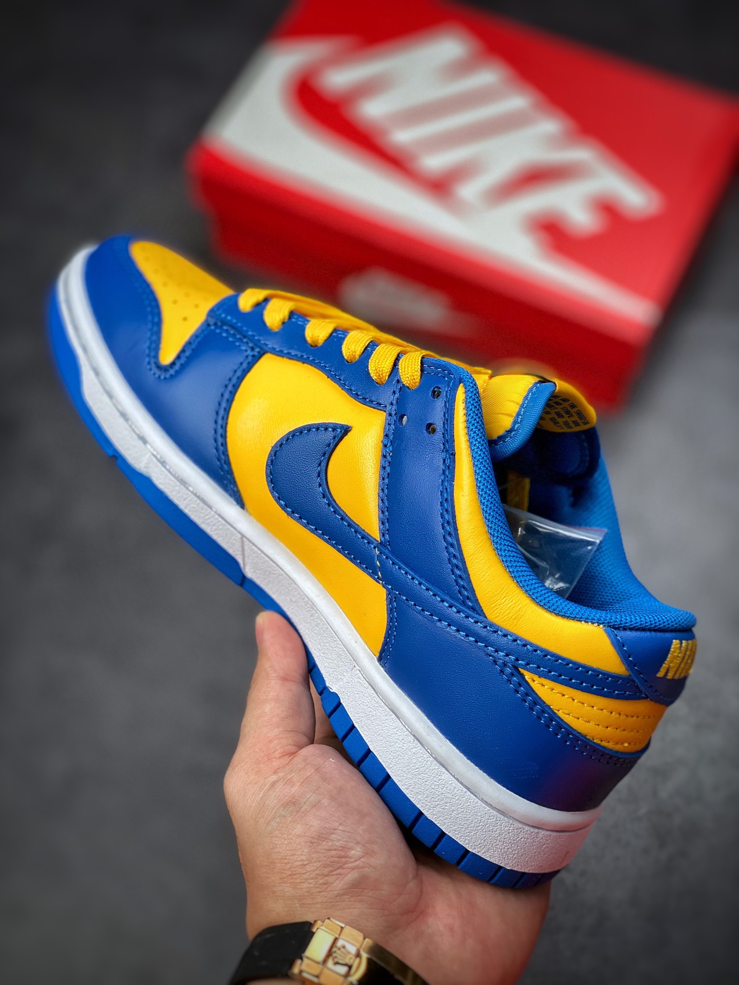 Nike SB Dunk Low ”Warriors” Royal Blue University Gold DD1391-402