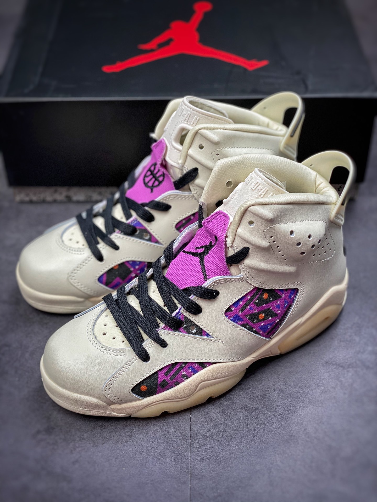 280 Air Jordan 6 Retro 卡其紫  CZ4152-101