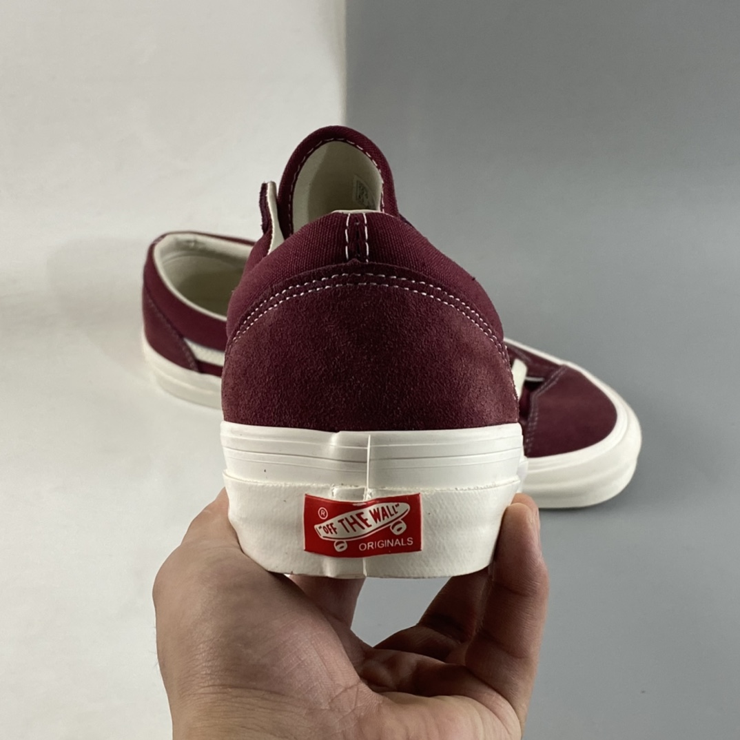 Vans Vault OG Style 36 LX Wine Red Retro Low VN0A4BVE9X7