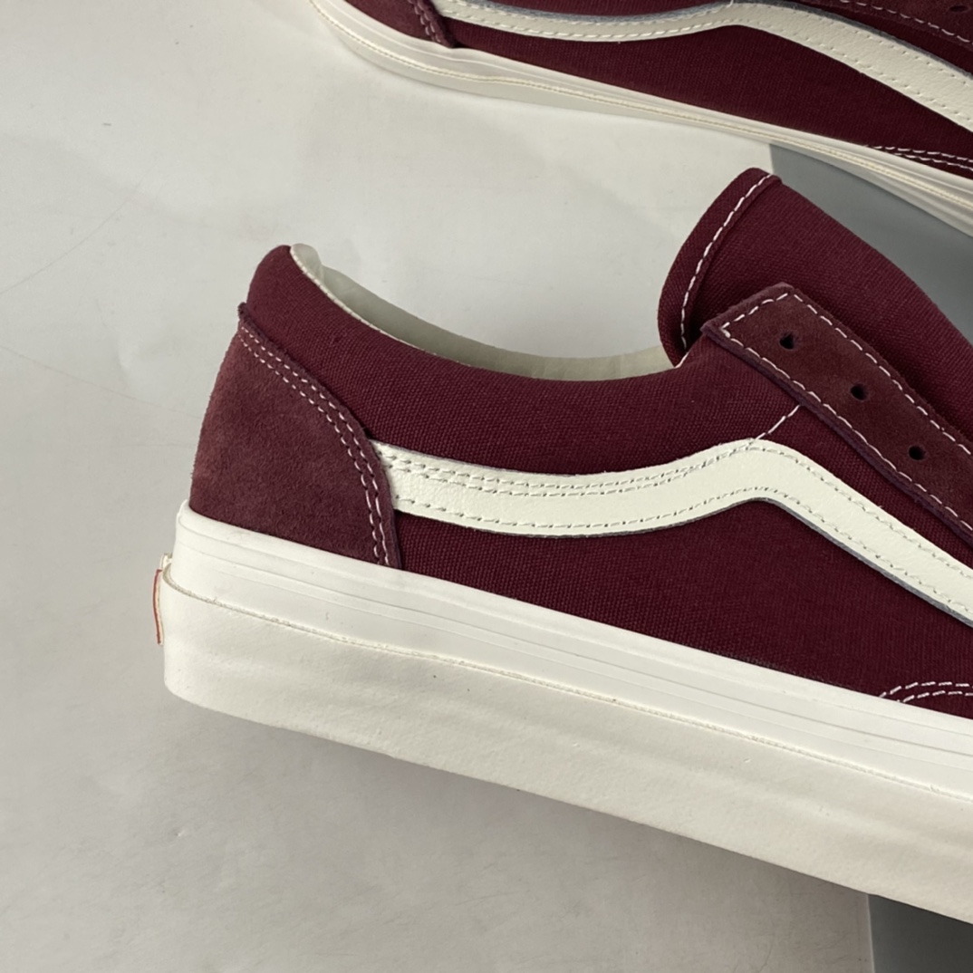 Vans Vault OG Style 36 LX Wine Red Retro Low VN0A4BVE9X7