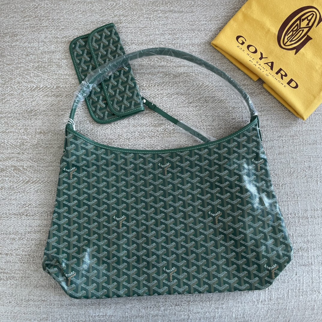 Goyard Sacs À Bandoulière & À Épaule Vert Cuir de veau vache Fashion Sous les aisselles