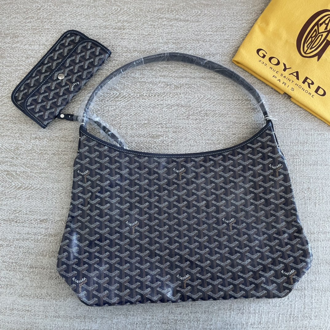 Goyard Sacs À Bandoulière & À Épaule Bleu Cuir de veau vache Fashion Sous les aisselles