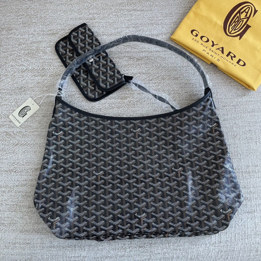 Goyard Sacs À Bandoulière & À Épaule Noir Cuir de veau vache Fashion Sous les aisselles