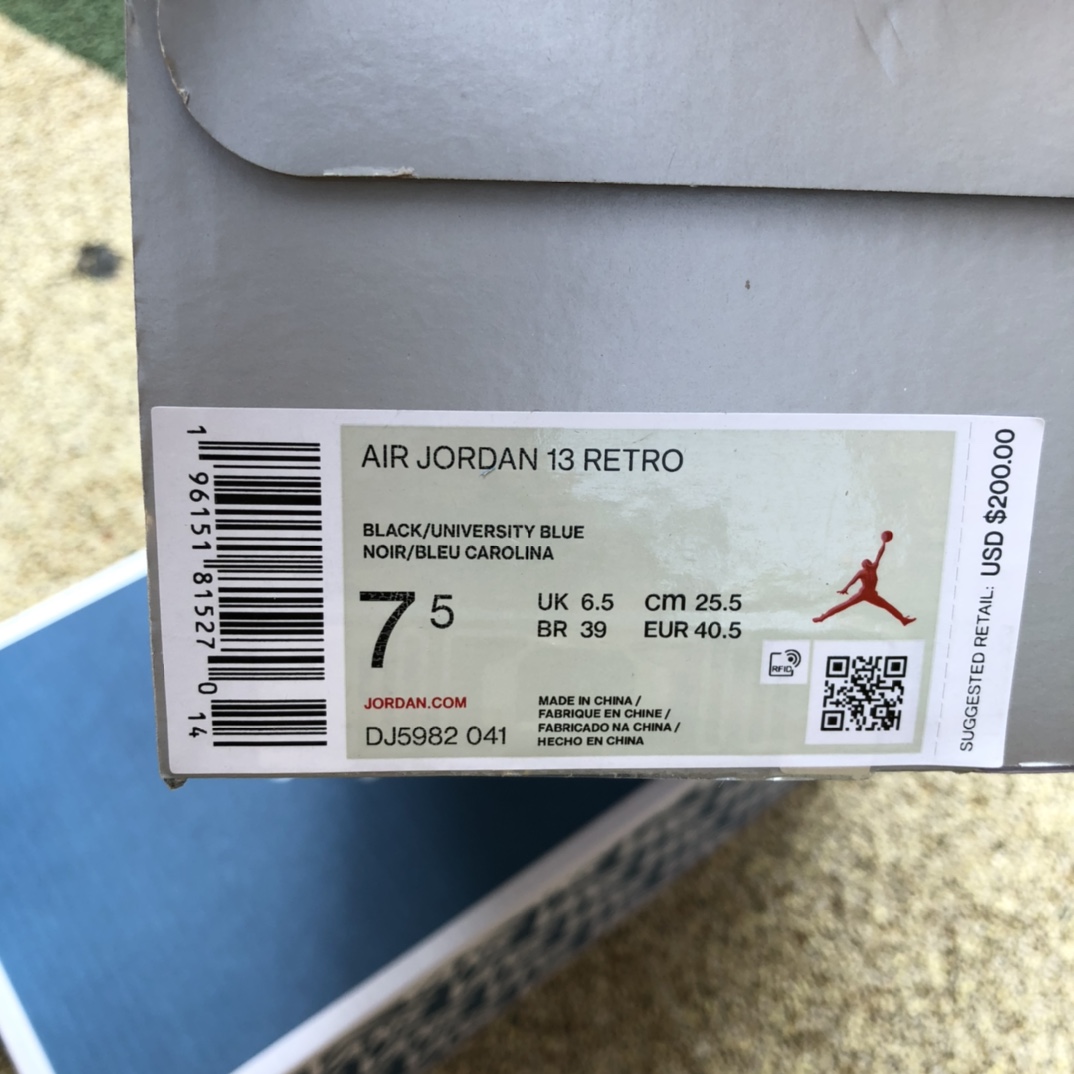 530  Air Jordan 13 “Black/University Blue” DJ5982-041